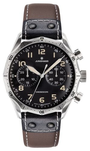 Men's Chronograph Automatic Meister Pilot 27/3591. Watch - Junghans - Modalova