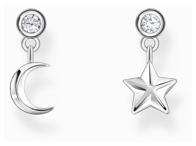 Moon and Star Charm Stud Jewellery - Thomas Sabo - Modalova