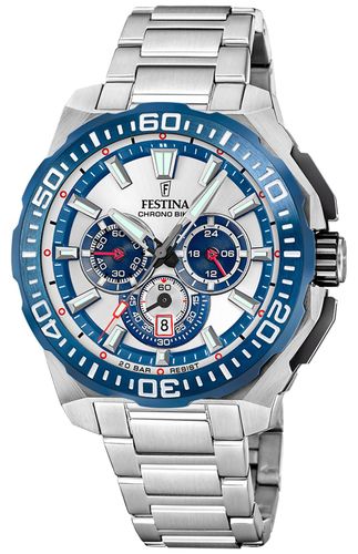 Chrono Bike 2025 (45.5mm) Dial / Stainless Watch - Festina - Modalova