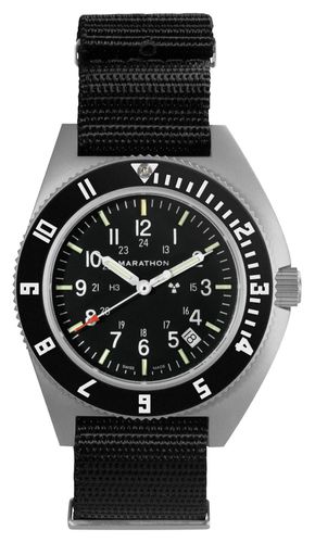 SSNAV-D Steel Navigator Date Quartz (41mm) Watch - Marathon - Modalova