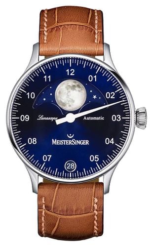 Pangaea Lunascope Strap Dial LS908 Watch - MeisterSinger - Modalova