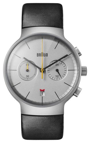 Men's | Classic | Chronograph | Leather Watch - Braun - Modalova