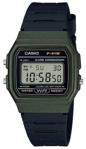 Alarm Chronograph & Case F-91WM-3AEF Watch - Casio - Modalova