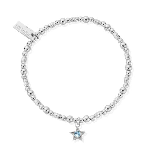 March Birthstone Bracelet - 925 Jewellery - ChloBo - Modalova