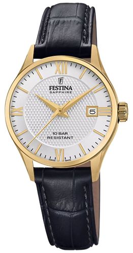 Swiss Made Quartz (29mm) Dial / Leather Watch - Festina - Modalova