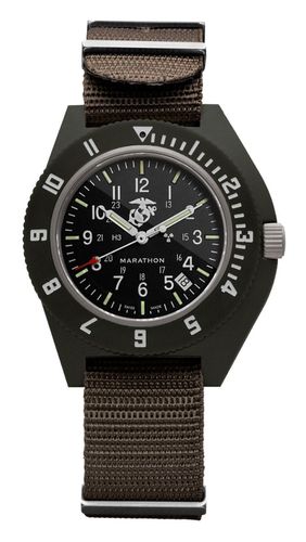 Official USMC NAV-D Sage Navigator Date Watch - Marathon - Modalova