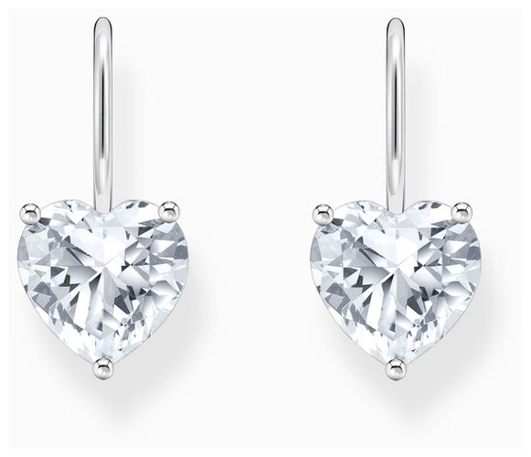 Heart-Shape White Zirconia Drop Jewellery - Thomas Sabo - Modalova