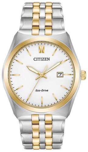 Men's Eco-Drive Two Tone Bracelet Dial Solar Watch - Citizen - Modalova