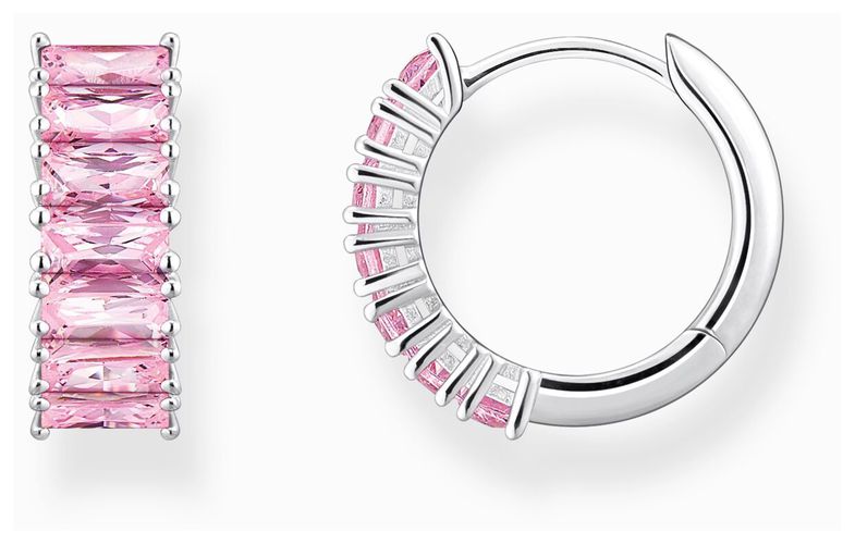 Hoop Earrings | | PavÃ© Pink Jewellery - Thomas Sabo - Modalova