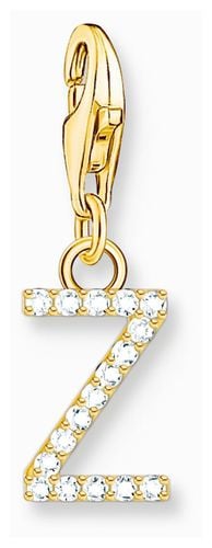 Charm Pendant Letter Z With Stones Gold Jewellery - Thomas Sabo - Modalova