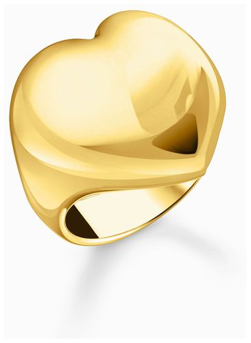 Heart Shaped Ring Gold-Plated Sterling Silver Jewellery - Thomas Sabo - Modalova