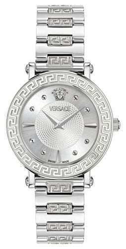 Women's GRECA SPHERE (35mm) Dial / Stainless Watch - Versace - Modalova