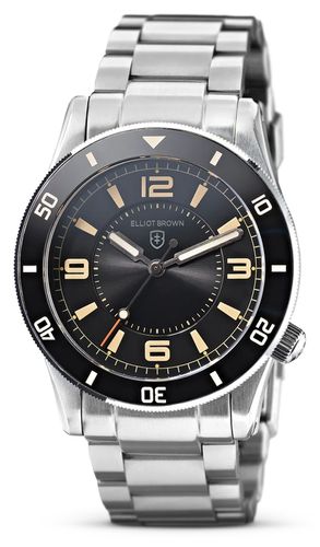 Bloxworth Heritage Diver Quartz (41mm) Piano Watch - Elliot Brown - Modalova