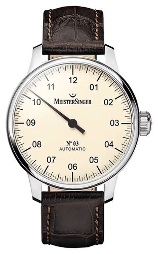 Men's Classic No. 3 Automatic Ivory AM903 Watch - MeisterSinger - Modalova