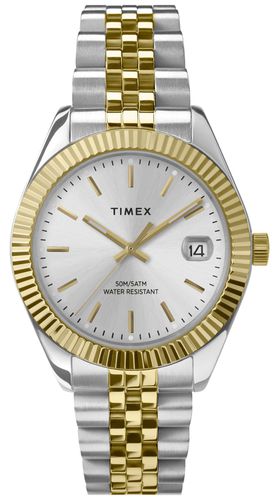 Legacy (34mm) Dial / Two-Tone Stainless Steel Watch - Timex - Modalova