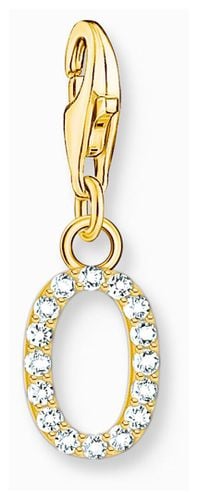 Charm Pendant Letter O With Stones Gold Jewellery - Thomas Sabo - Modalova