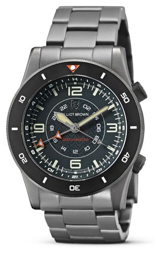 Beachmaster Quartz GMT 'NIVO' (40mm) NIVO Dial Watch - Elliot Brown - Modalova