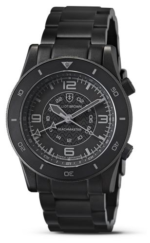 Beachmaster Quartz GMT 'BLACKOUT' (40mm) Watch - Elliot Brown - Modalova