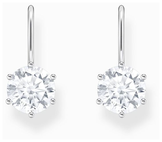 White Zirconia Drop Earrings Jewellery - Thomas Sabo - Modalova