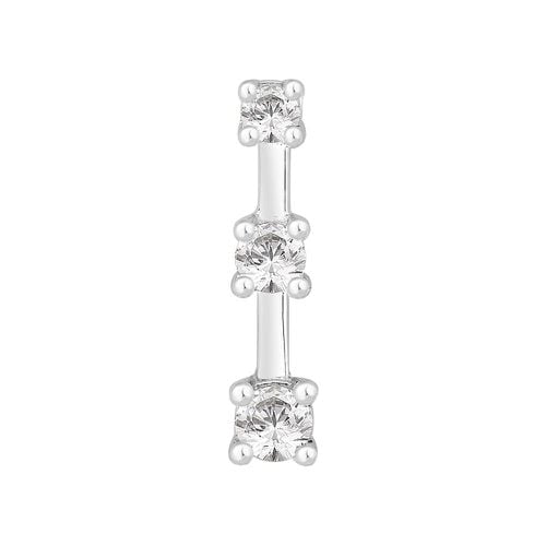 Graduating Trilogy Bar Pendant (0.50ct) Jewellery - Perfection Crystals - Modalova