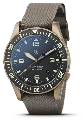 Elliot Holton Professional Automatic Bronze (43mm) Watch - Elliot Brown - Modalova