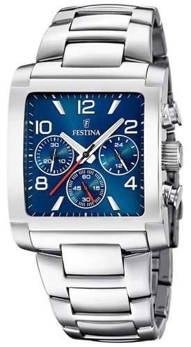 Men's Chronograph Stainless Steel with Watch - Festina - Modalova