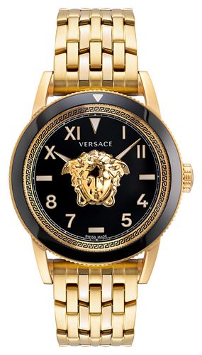 V-PALAZZO (43mm) Dial / PVD Stainless Watch - Versace - Modalova