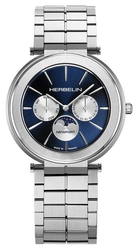 Men's Newport Slim Moonphase (41.5mm) Dial / Watch - Herbelin - Modalova