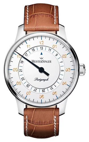 Perigraph (38mm) Dial / Leather Watch - MeisterSinger - Modalova