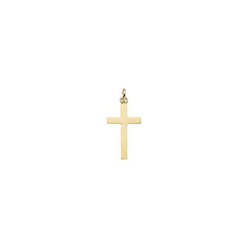 Ct Yellow Gold Cross Pendant PN121 Jewellery - James Moore TH - Modalova