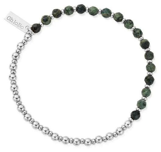 MAN Kambaba Jasper Half And Half Bracelet - 925 Jewellery - ChloBo - Modalova