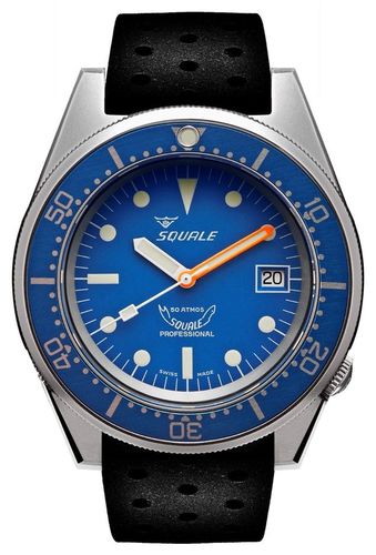 Blasted (42mm) Dial / Silicone Watch - Squale - Modalova