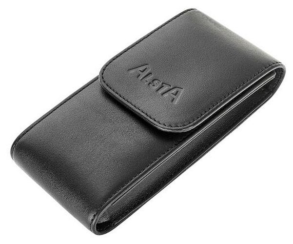 Italian Black Leather Storage Pouch Only -POUCH Watch - Alsta - Modalova