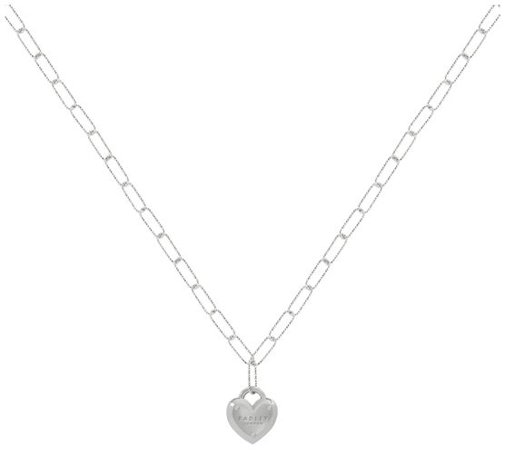 Radley Silver Plated Heart Padlock Charm Necklace Jewellery - Radley Jewellery - Modalova