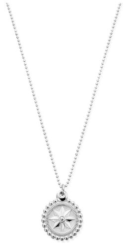 Diamond Cut Chain With Bobble Compass Pendant Jewellery - ChloBo - Modalova