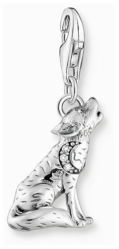 Howling Wolf Charm - 925 , Jewellery - Thomas Sabo - Modalova