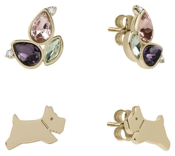 Radley Tulip Street Dog and Colourful Petal Gold Jewellery - Radley Jewellery - Modalova