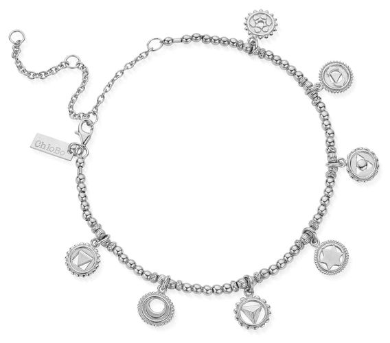 Positive Vibes Anklet Sterling SAN839 Jewellery - ChloBo - Modalova