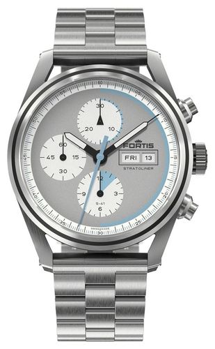 Stratoliner S-41 Automatic Cool (41mm) Stainless Watch - FORTIS - Modalova