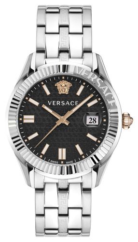 GRECA TIME (41mm) Dial / Stainless Steel Watch - Versace - Modalova