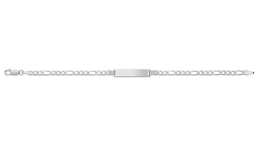 Silverbabies Figaro ID Bracelet G2101/05 Jewellery - James Moore TH - Modalova