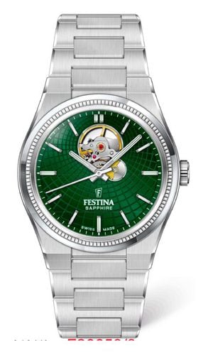 Swiss Made RivÃ© Open Heart Automatic (40mm) Watch - Festina - Modalova