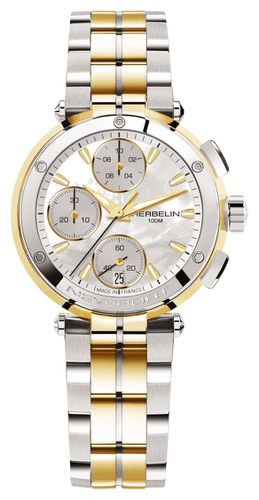 Women's Newport Chronograph (35mm) Mother-of-Pearl Watch - Herbelin - Modalova