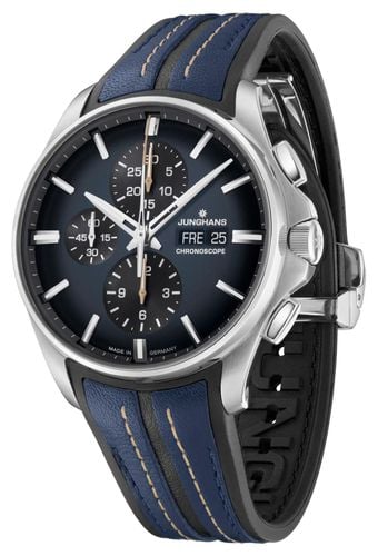 Meister S Chronoscope Midnight (English Date) Watch - Junghans - Modalova