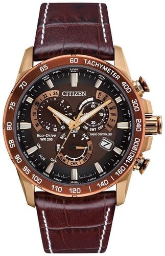 Men's Perpetual Chrono Radio Controlled A.T. | Eco- Watch - Citizen - Modalova