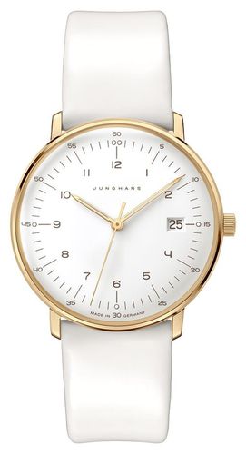 Max bill Damen (32.7mm) Dial / Leather Watch - Junghans - Modalova