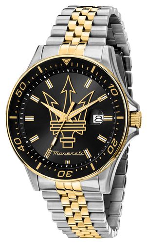 Men's Sfida Sport (44mm) Dial / Two-Tone Watch - Maserati - Modalova