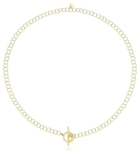 Circle Link T Bar Jewellery - James Moore TH - Modalova