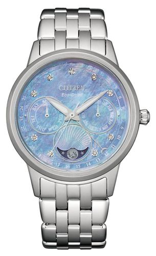 Women's Moonphase Eco-Drive (36.5mm) Mother-of-Pearl Watch - Citizen - Modalova