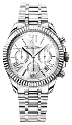 Women's Divine Chrono Stainless Steel WA0253-201 Watch - Thomas Sabo - Modalova